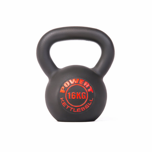 POWERT Cast Iron Kettlebell |Premium Quality Powder Coated|Ergonomic Design-Single Unit