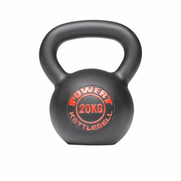 POWERT Cast Iron Kettlebell |Premium Quality Powder Coated|Ergonomic Design-Single Unit