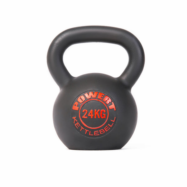 POWERT Cast Iron Kettlebell |Premium Quality Powder Coated|Ergonomic Design-Single Unit