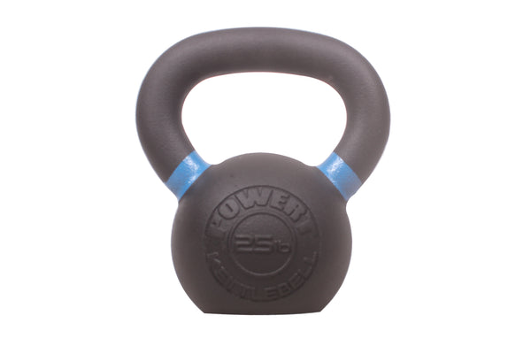 POWERT Cast Iron Kettlebell| Premium Quality Powder Coated with Color Coded Ring 10/15/20/25/30/35/40/45/50 lbs-Single