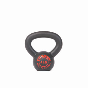 POWERT Cast Iron Kettlebell |Premium Quality Powder Coated|Ergonomic Design-Single Unit