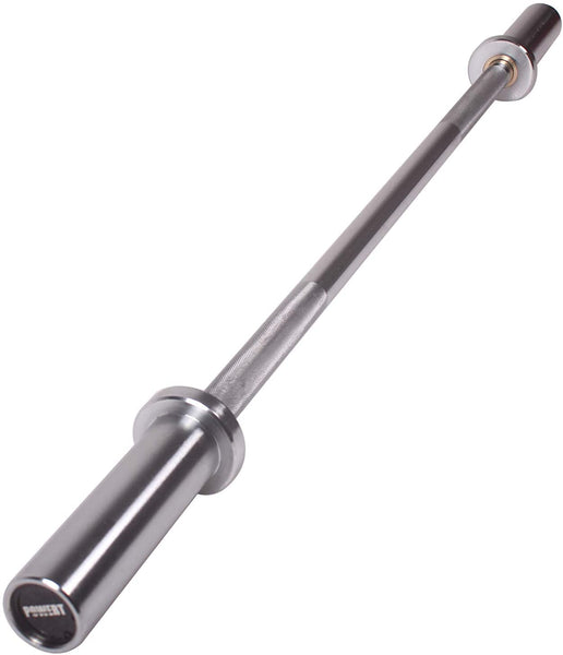 POWERT 47" EZ Curl/Straight Barbell Olympic Bar Weight Lifting for Loading 2 Inch Weight Plates-47 Inch, 400 lbs Capacity