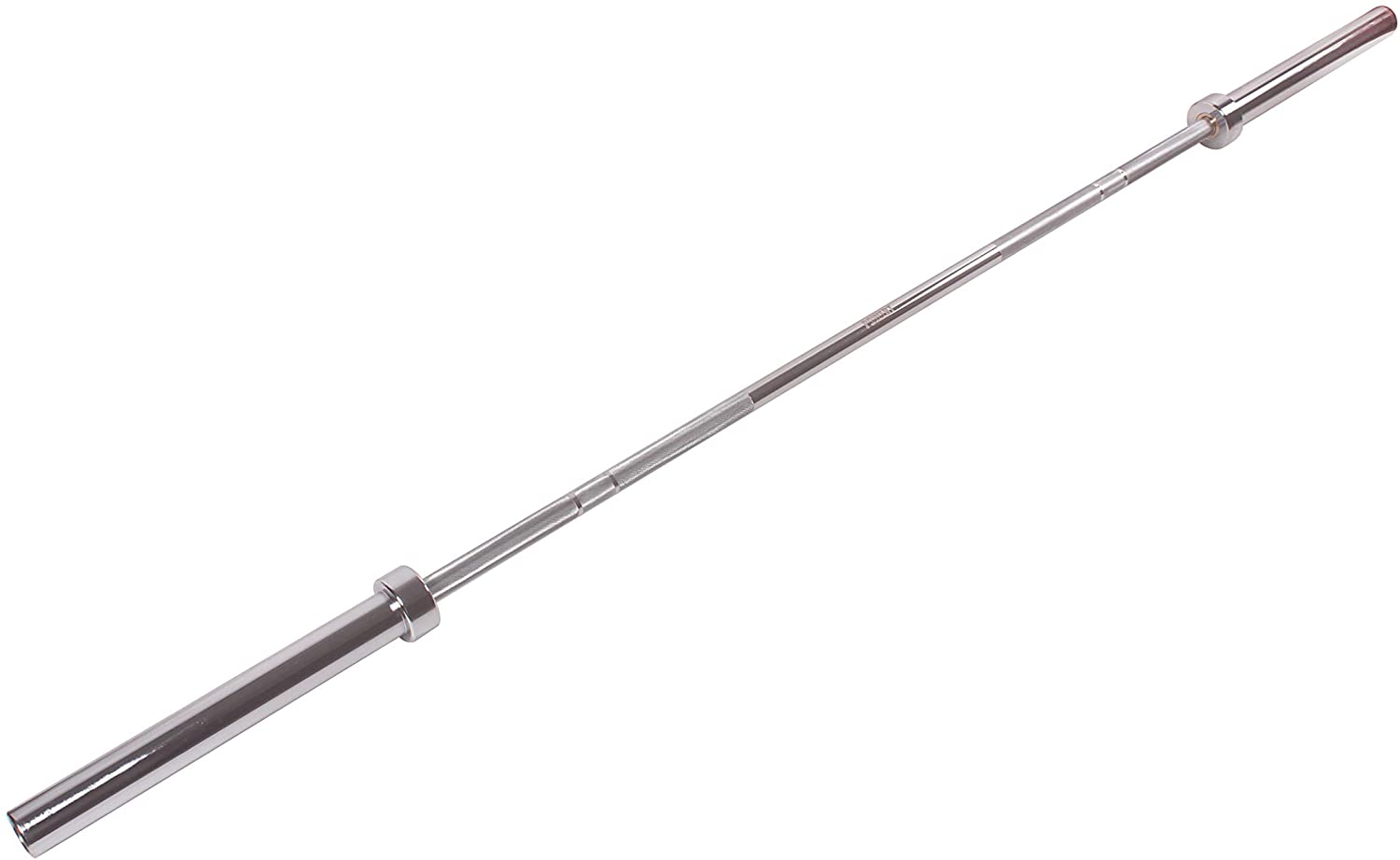 POWERT Olympic Barbell 7 FT Weight Lifting Bar for 2 Inch Weight Plates-700/1000/1500 lbs Capacity