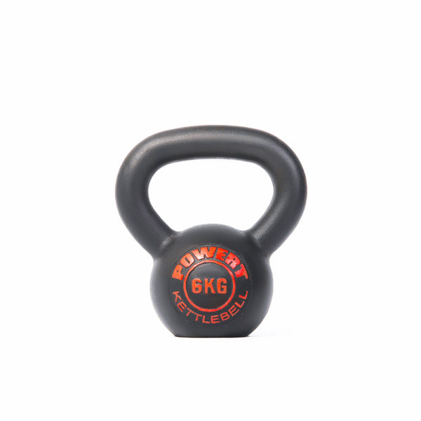 POWERT Cast Iron Kettlebell |Premium Quality Powder Coated|Ergonomic Design-Single Unit