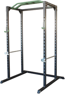 POWERT Power Rack Cage 2"x2" Gauge Heavy Duty for Barbell Crossfit & Weightlifting Training—1100 lbs Capacity