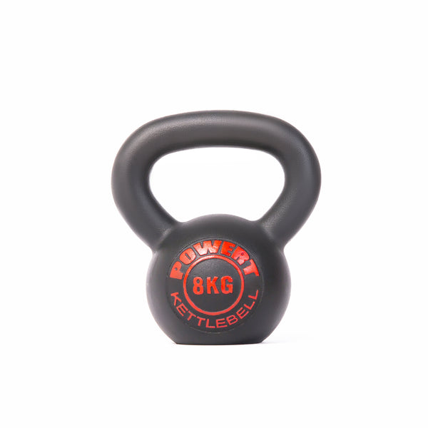 POWERT Cast Iron Kettlebell |Premium Quality Powder Coated|Ergonomic Design-Single Unit