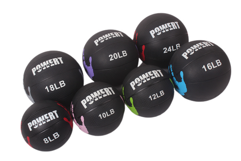 POWERT Medicine Ball Weighted Ball for HIIT Workout, Cardio Fitness Exercise & Physical Therapy