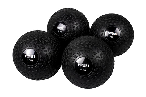 Weighted Slam Ball Core Muscle Cardio Workout |Easy to Grip Tread & Heavy Duty Durable Rubber Shell