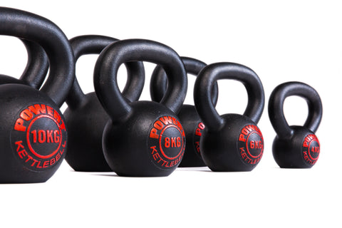 POWERT Cast Iron Kettlebell |Premium Quality Powder Coated|Ergonomic Design-Single Unit