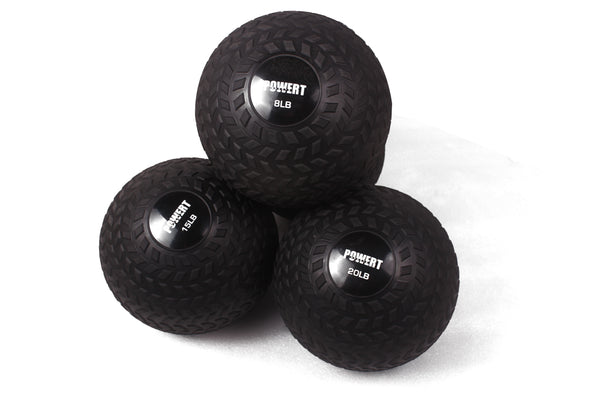 Weighted Slam Ball Core Muscle Cardio Workout |Easy to Grip Tread & Heavy Duty Durable Rubber Shell