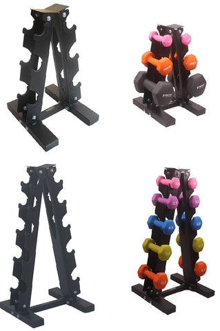 POWERT Dumbbell Rack Heavy Duty Steel Stand Weight Holder Rack for Dumbbells